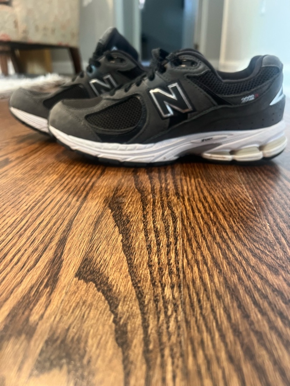 New Balance Black & Gray 2002R Running Shoes